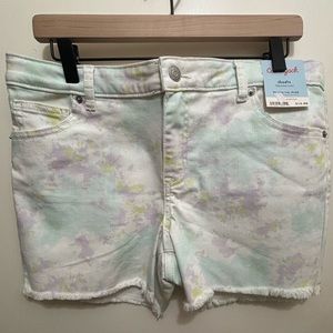 Cat & Jack Tie Dye Denim Shorts